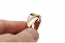 Ring Vintage Yellow Peridot Original Vintage 14K Rose Gold vrc077r
